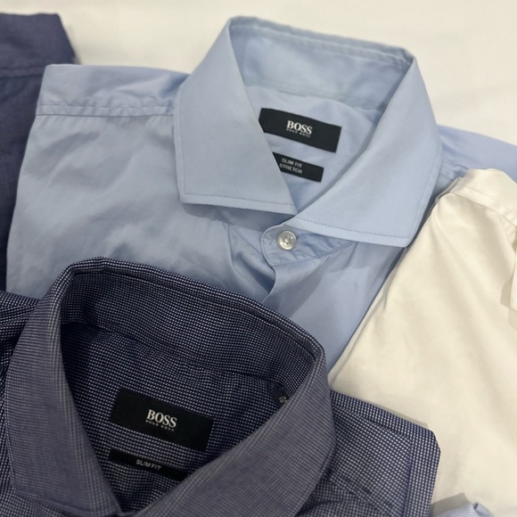 BUNDLE of 6 (six) Hugo Boss slim fit shirts - Picture 6 of 9